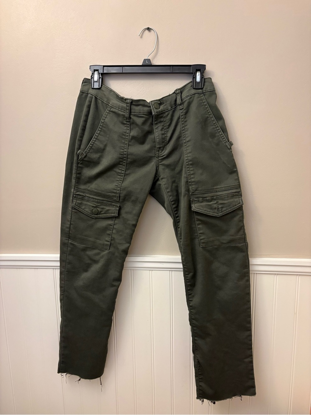 Joe Fresh Dark Olive Cargo Pants